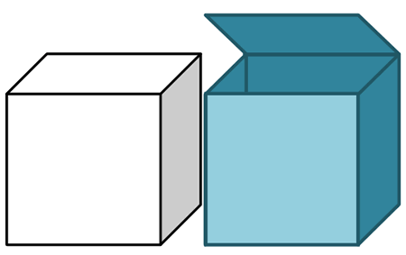 図形とワードアートで箱を描いてみよう Wordあそび