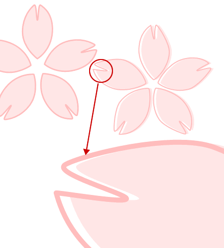 ワードで桜を描いてみよう 簡単アレンジ図形1 Wordあそび