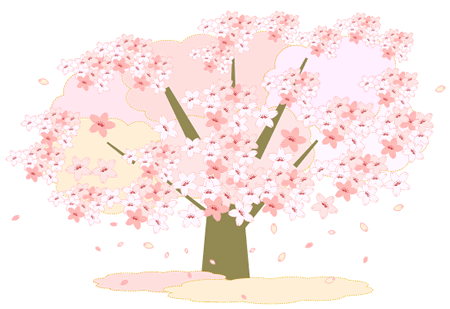 ワードで桜の木を描いてみよう Wordあそび